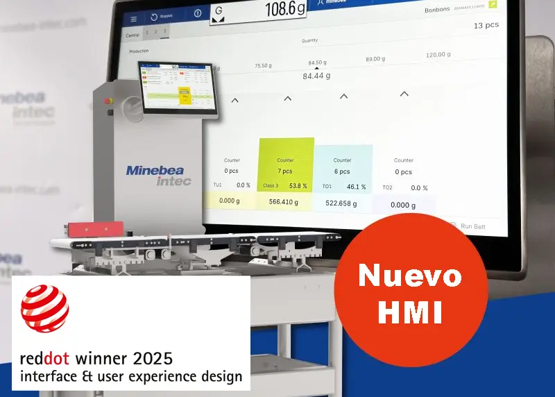 Blue HMI de Minebea Intec — interfaz unificada